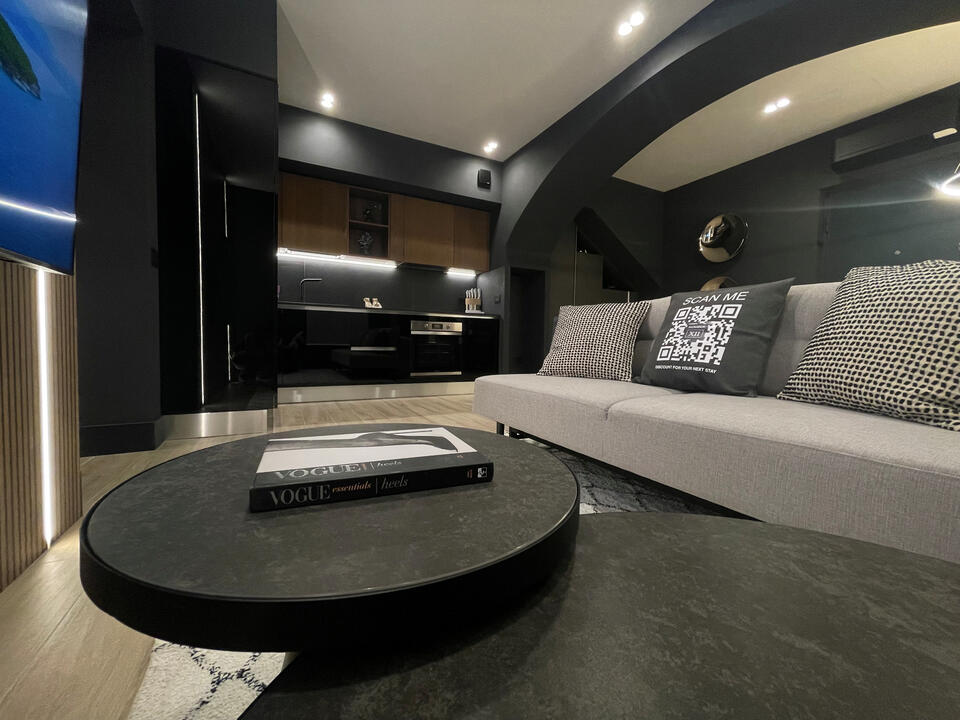 Cozy sofa bed to relax and unwind