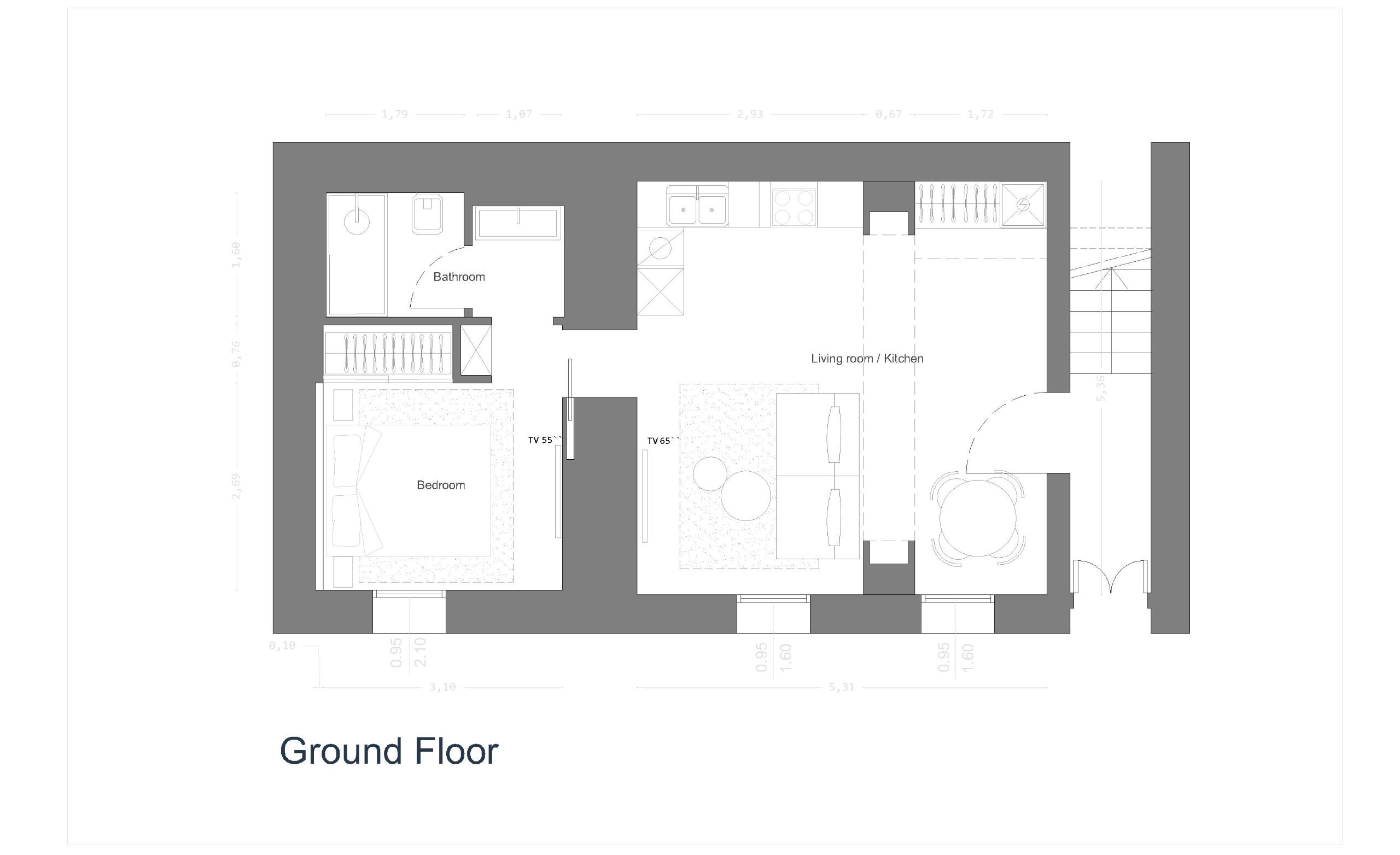 via Garibaldi 4-1 - Floor Plan